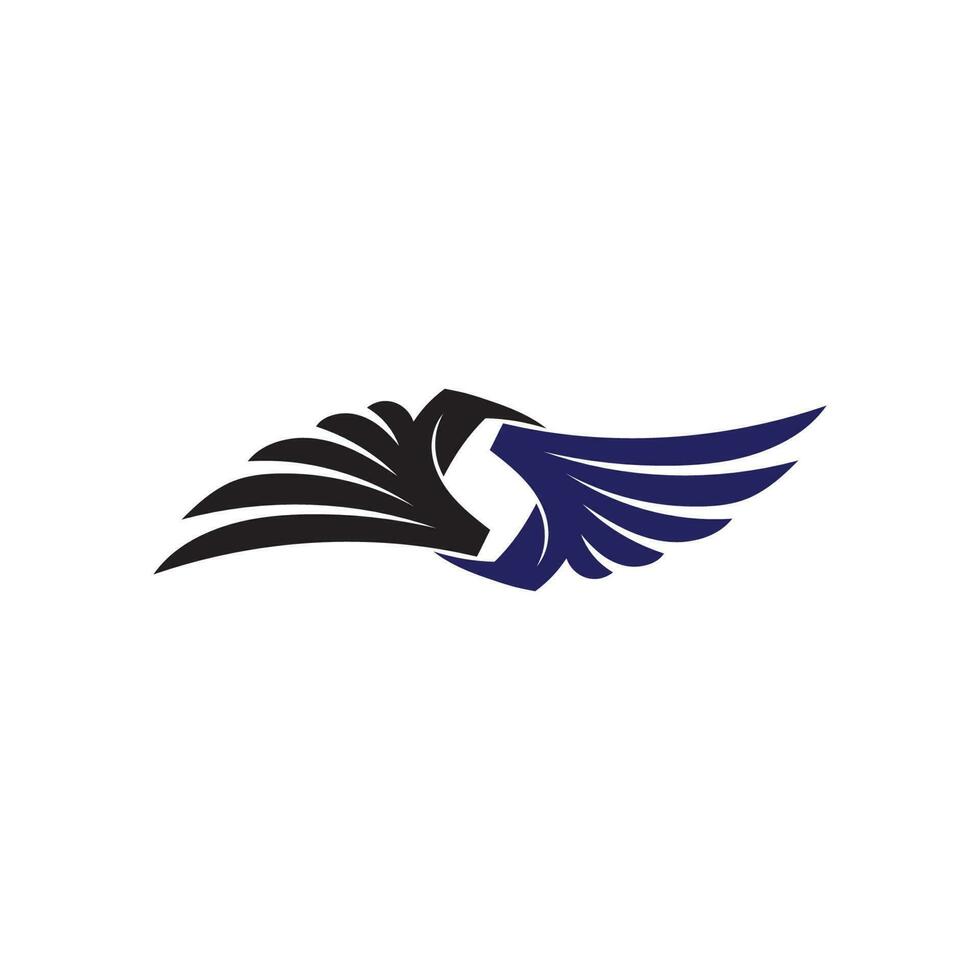 Falcon Wings Logo Template vector icon logo design app