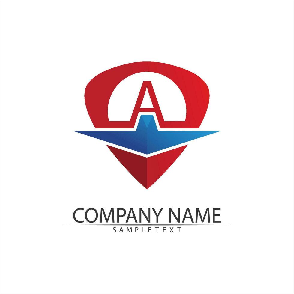 A Letter Logo Template vector