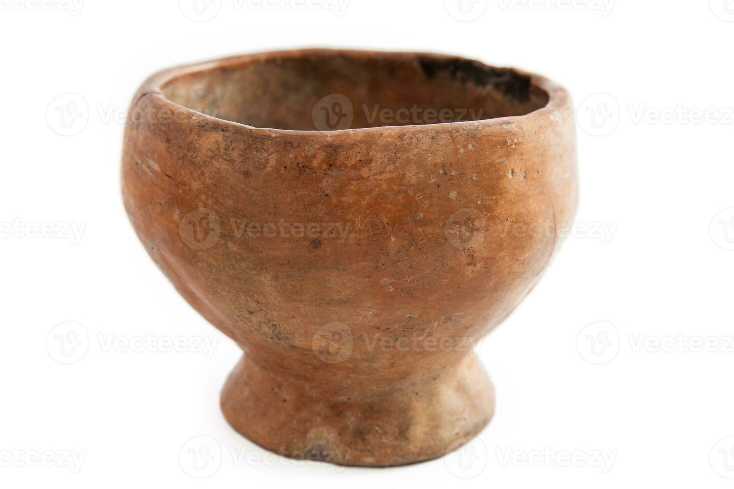 Pre-Columbian ceramic vessel from Colombian ancient indigenous photo