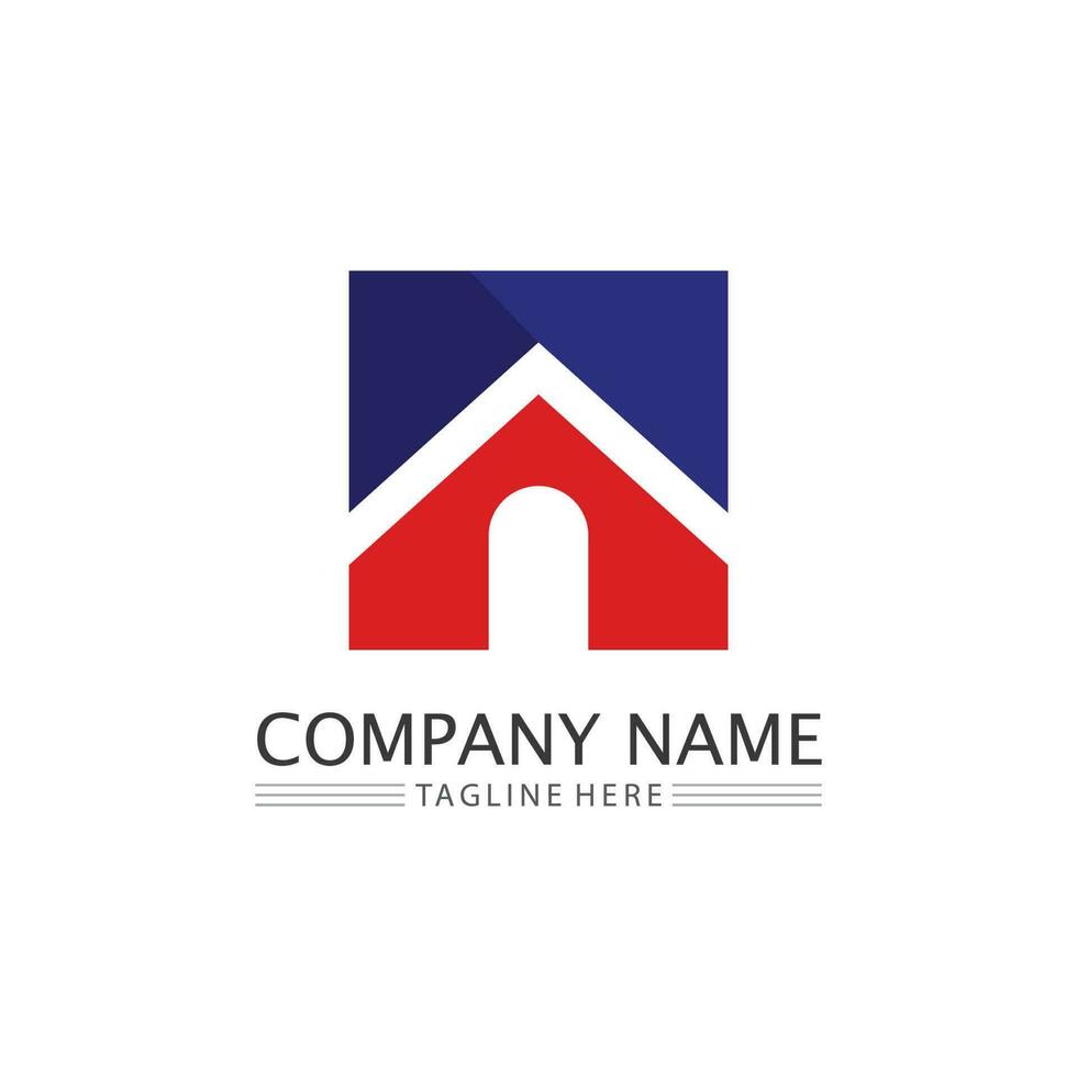 Building home logo, house logo, architecture, icon, residence and city, town, design and window, estate, business logo, vector home