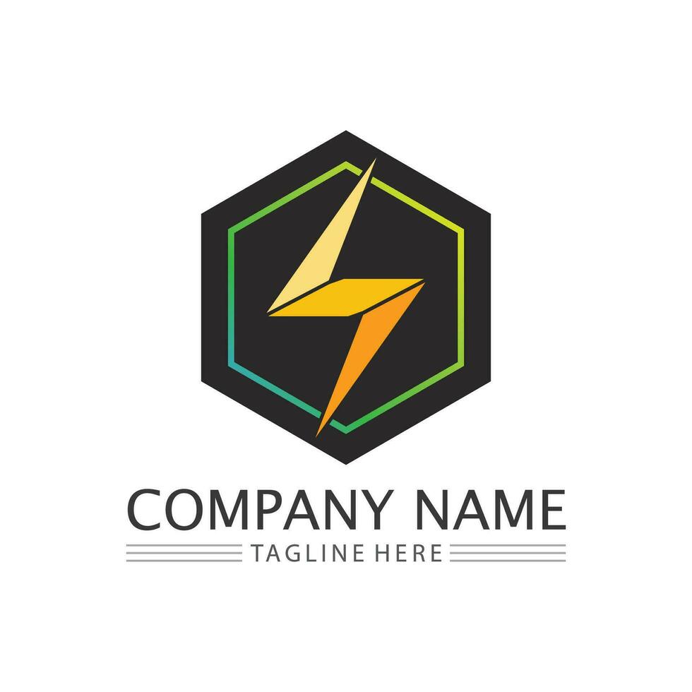 Flash Electric Logo Vector icon illustration design template. Bolt Energy Icon.electric logo flash vector bolt