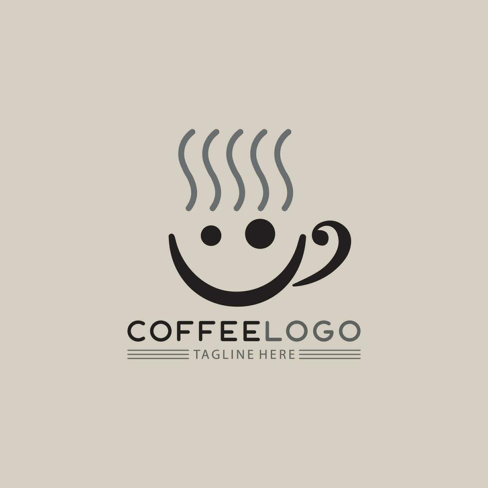 Coffee cup Logo Template vector