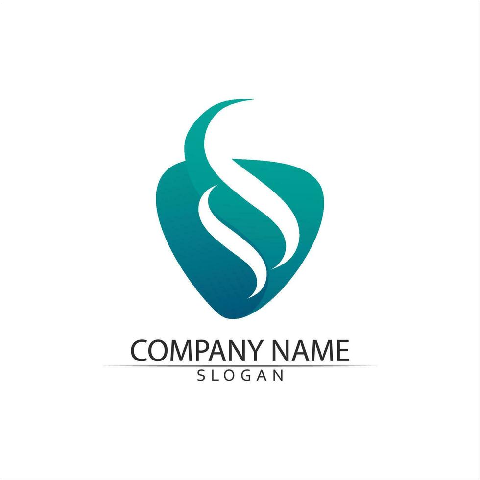 Business corporate S letter logo vector