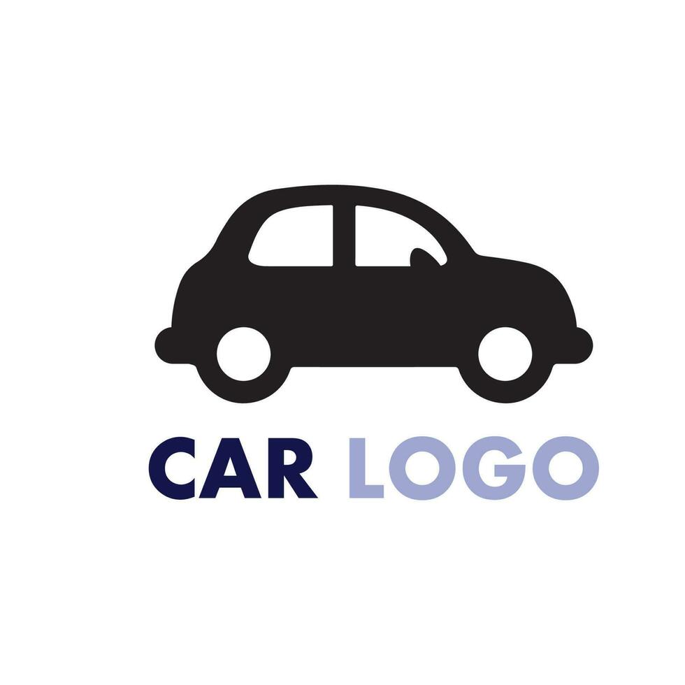 Auto car logo design with concept sports car vehicle icon silhouette.Vector illustration design template. vector