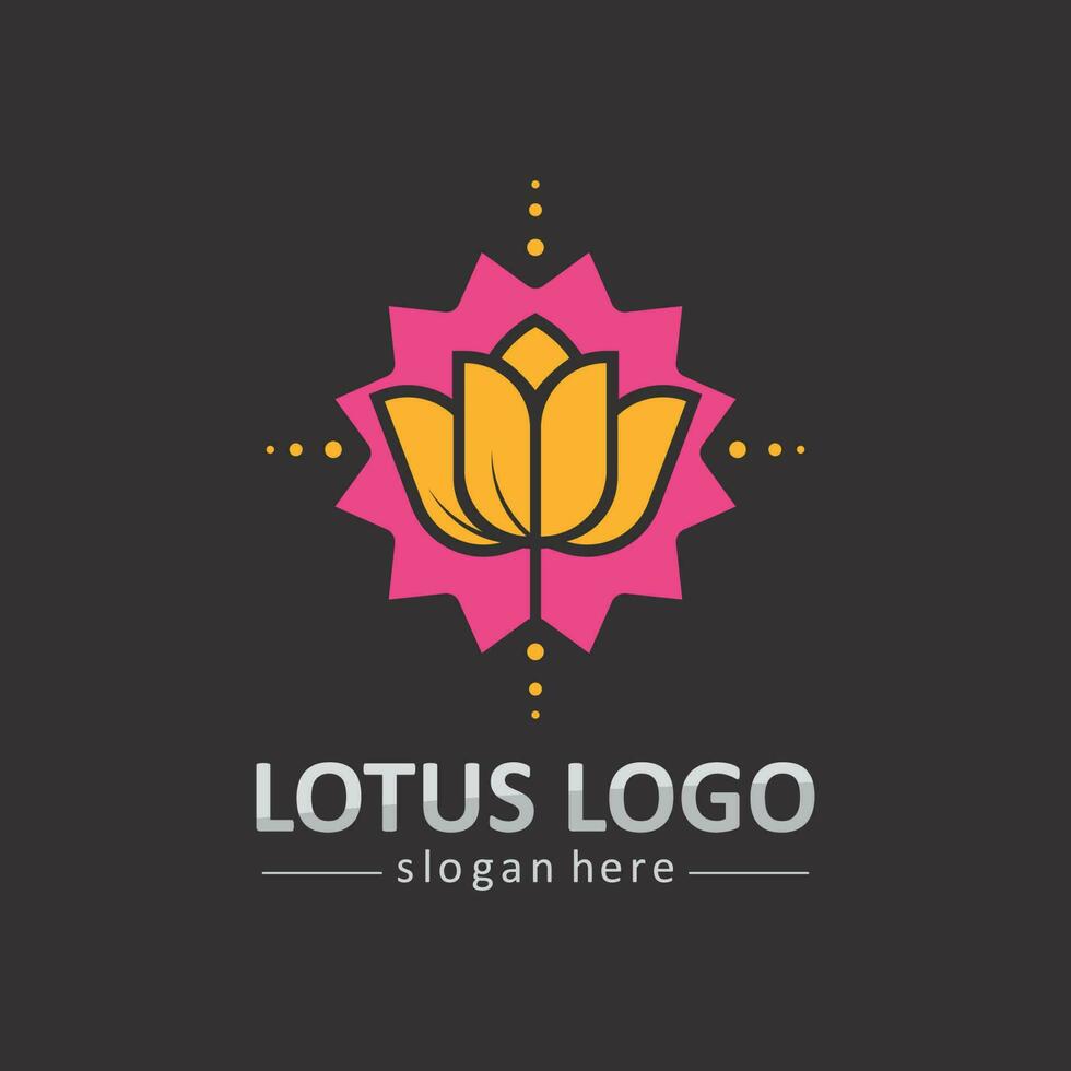 Beauty Vector lotus icon