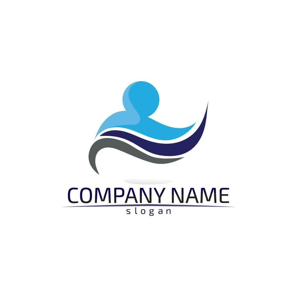Community Care Logo People Icons In Circle Vector Concept Engagement Togetherness