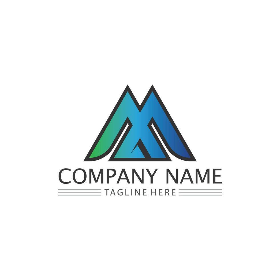 Mountain icon Logo vector