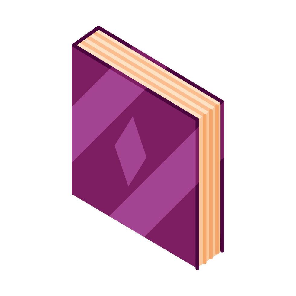 text book library isolated icon vector