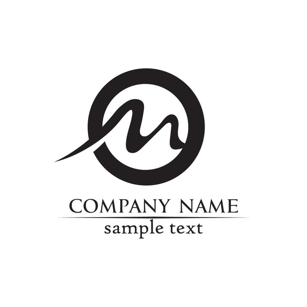 Letter M vector icons such logos