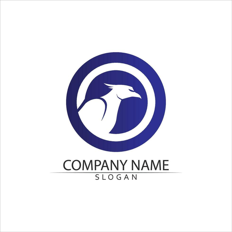 Black wing logo symbol for a professional designer vector