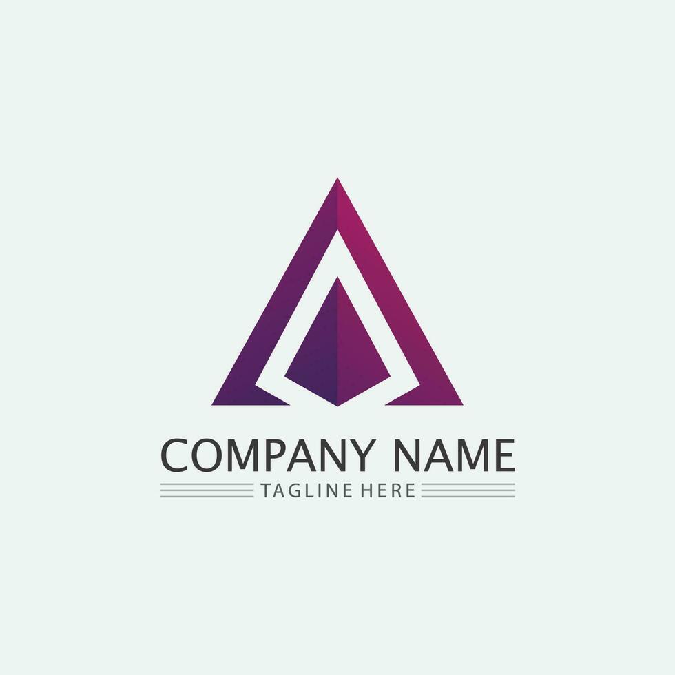 A Letter Logo Template vector