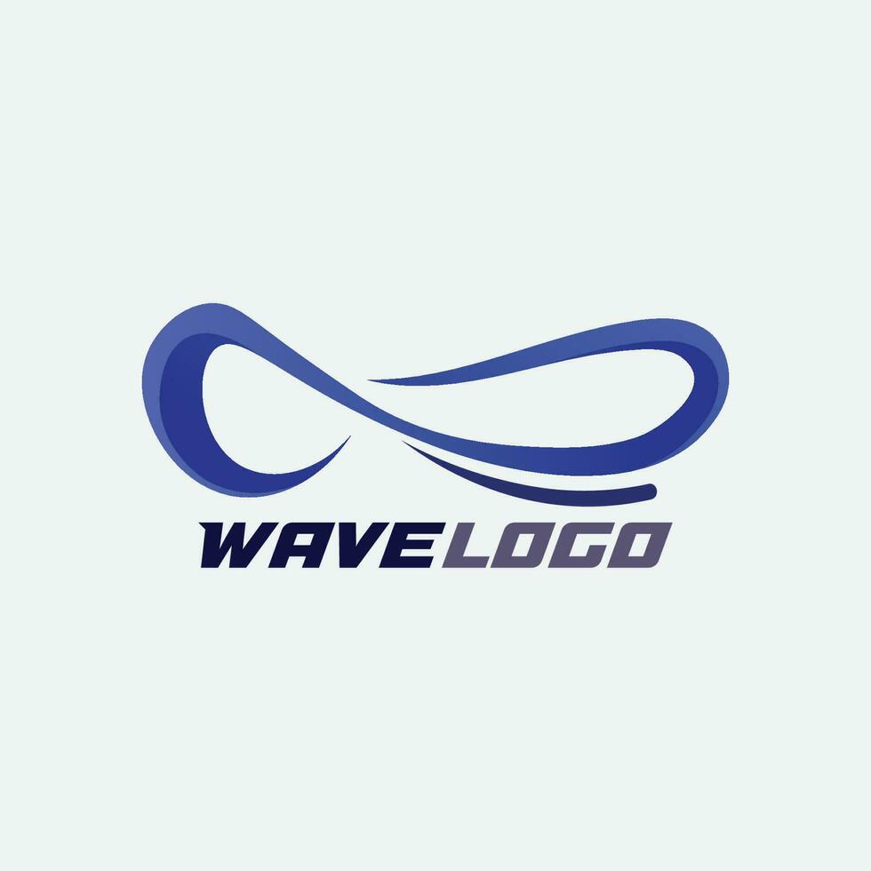 wave icon and water drop vector illustration design logo business