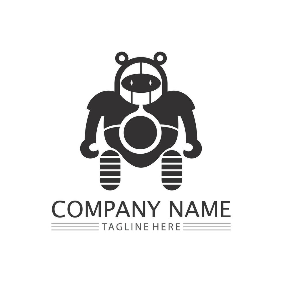 Robot icon vector