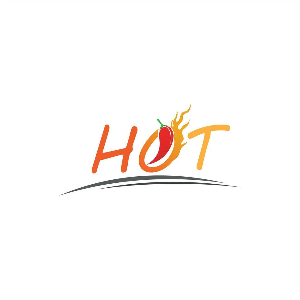 Red hot natural chili icon vector Illustration