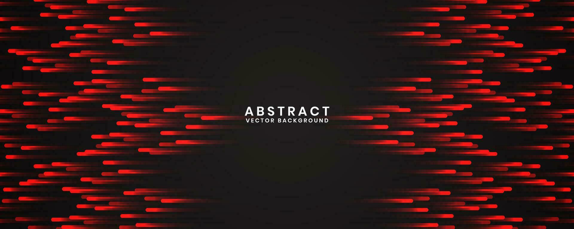 3D black geometric abstract background overlap layer on dark space with red rounded lines decoration. Modern graphic design element striped style concept for banner, flyer, card, or brochure cover vector