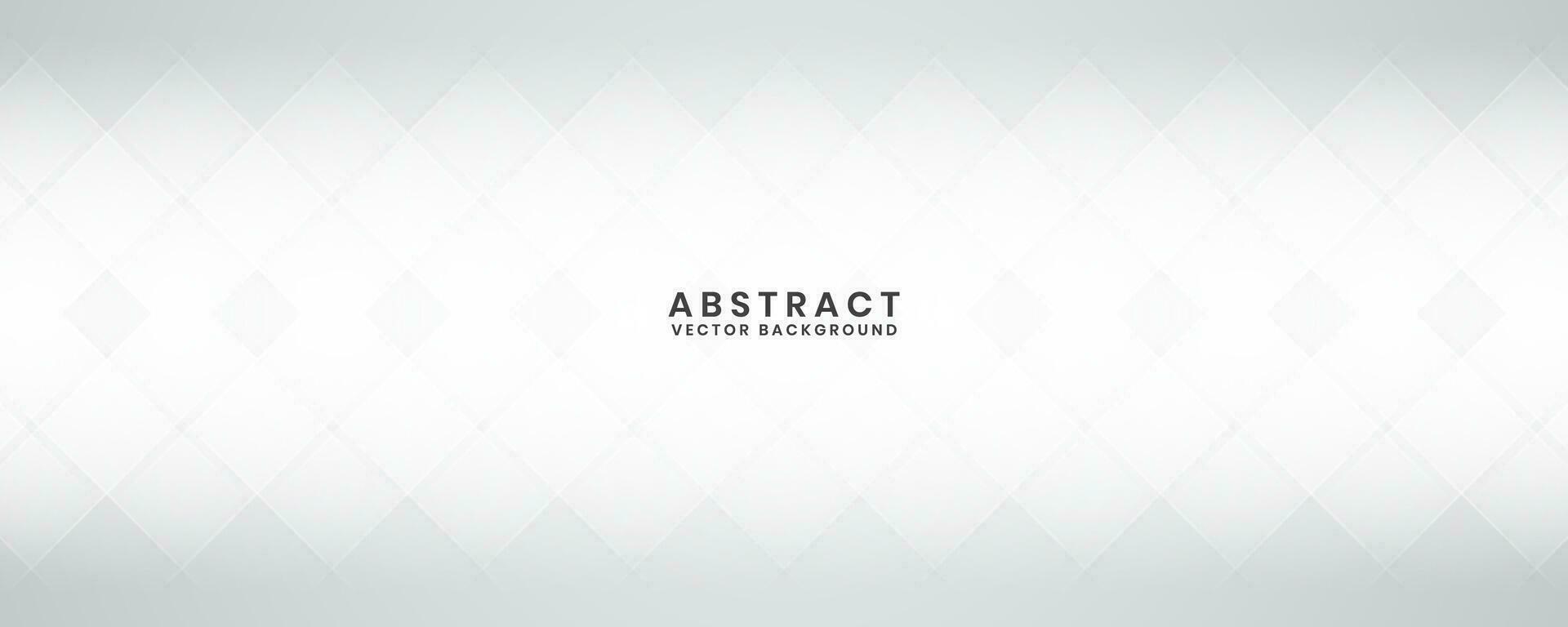 White geometric abstract background overlap layer on bright space with rhombus shapes decoration. Modern graphic design element technology style concept for banner, flyer, card, or brochure cover vector