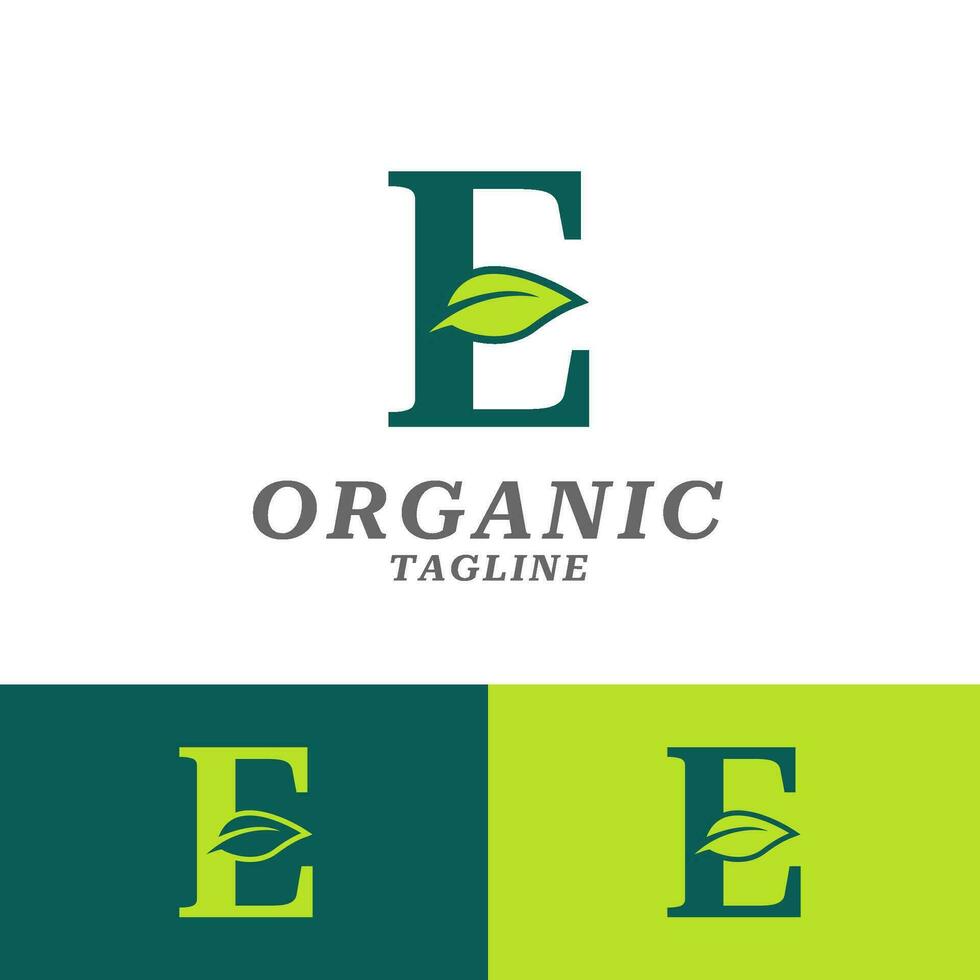Leaf Organic Logo Design vector