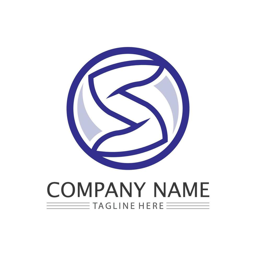 s letra y s logo negocio corporativo s fuente logo vector