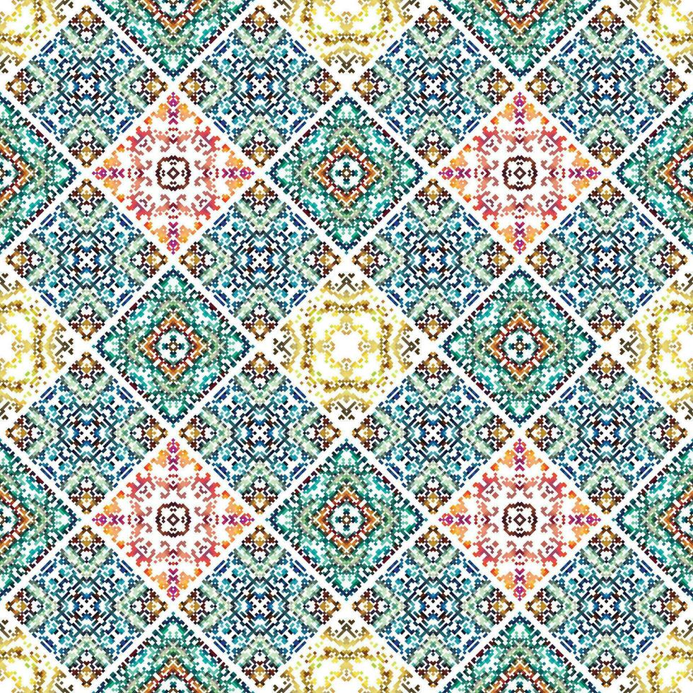 Vintage ceramic tiles wall decoration. geometric ceramic tiles wall background. vector