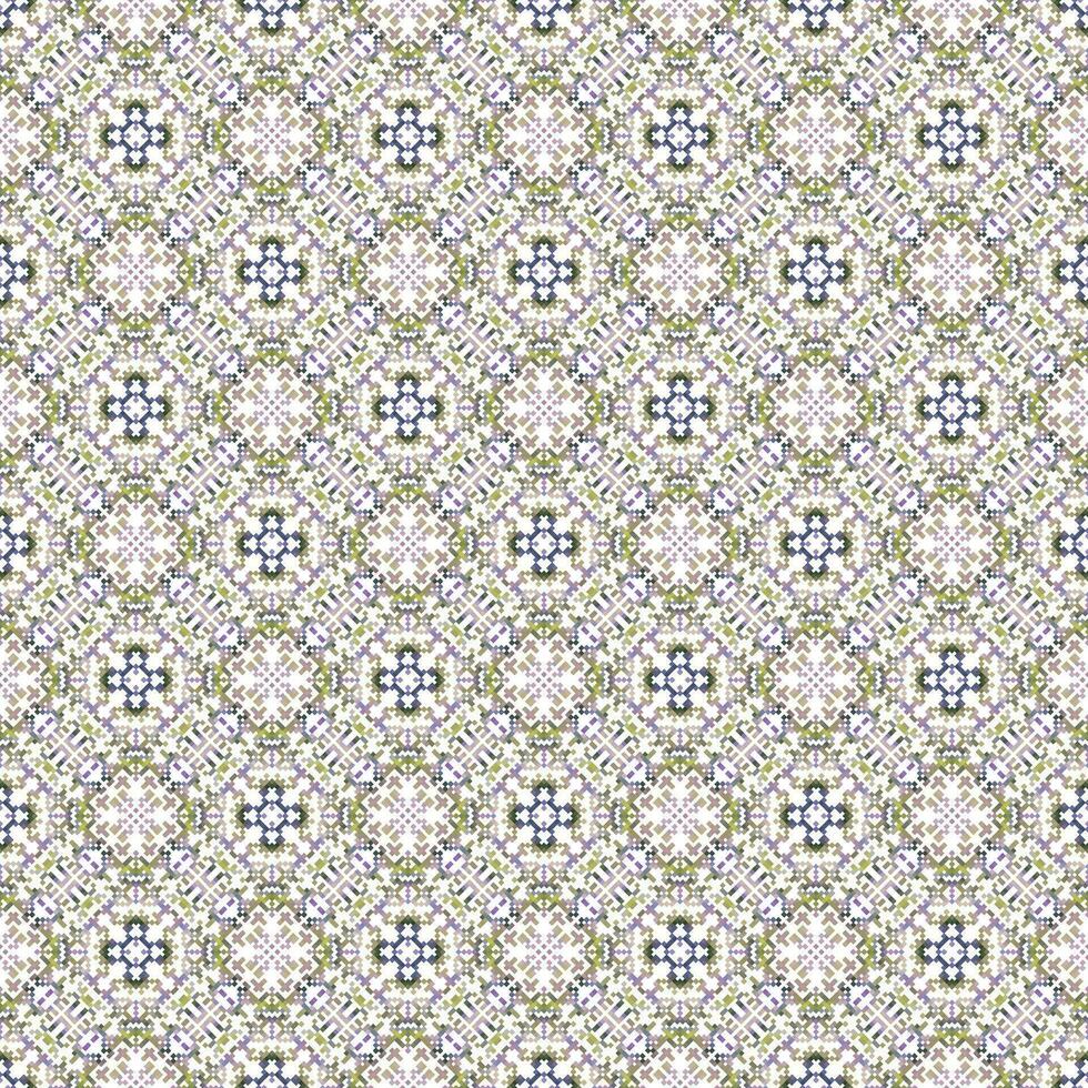 Ornate floral seamless texture, endless pattern with vintage mandala elements. vector