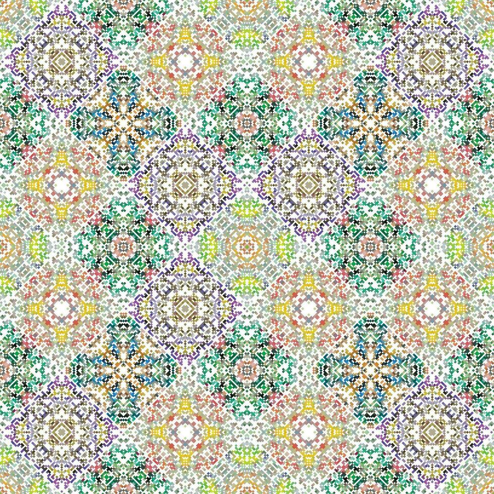 Vintage ceramic tiles wall decoration. geometric ceramic tiles wall background. vector