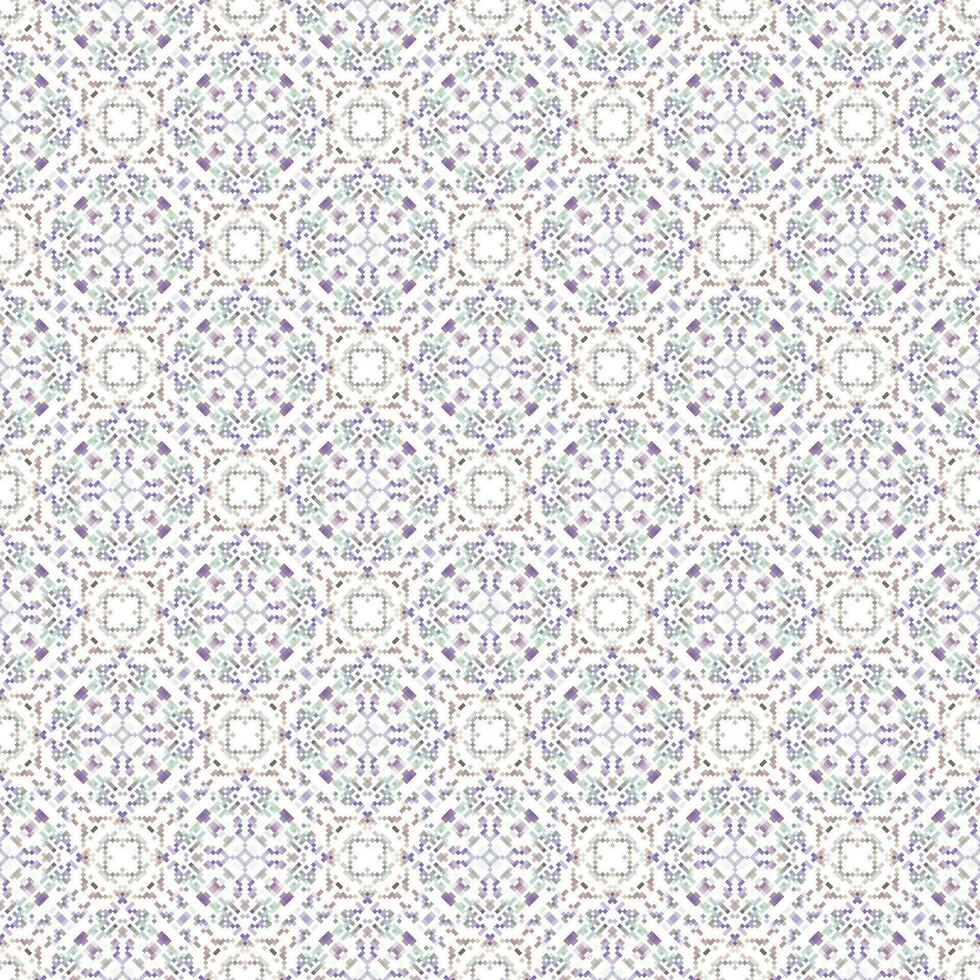 Decorative background made of small squares. The rich decoration of abstract patterns for construction of fabric or paper. vector