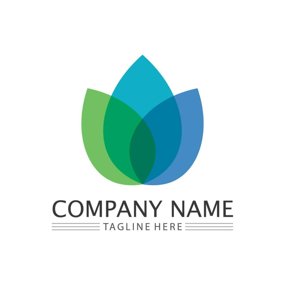 Eco Energy Vector Logo with leaf symbol. Green color with flash or thunder graphic. Nature and electricity renewable. This logo is suitable for technology, recycle, organic.