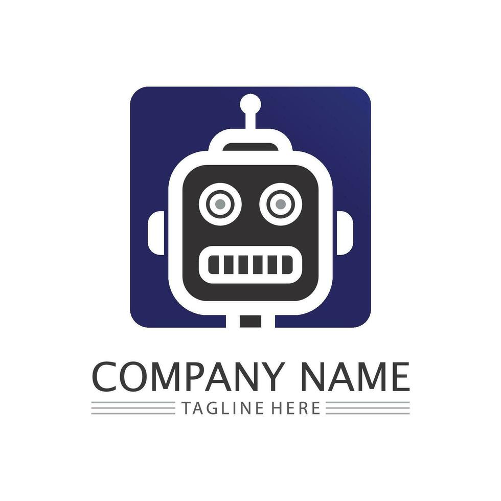 Robot icon vector