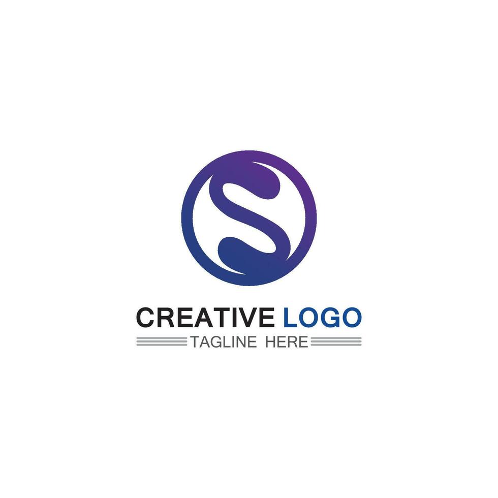 Business corporate S letter logo vector