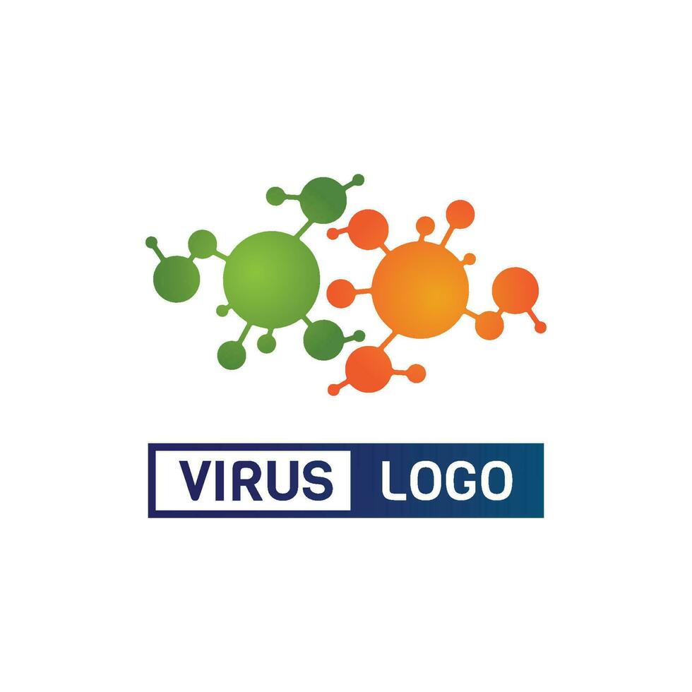 virus corona virus vector and mask design logo viral vector and design icon symbol
