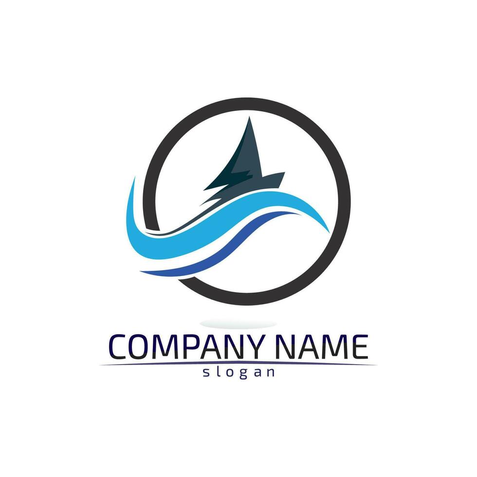 water drop Logo Template vector illustration design