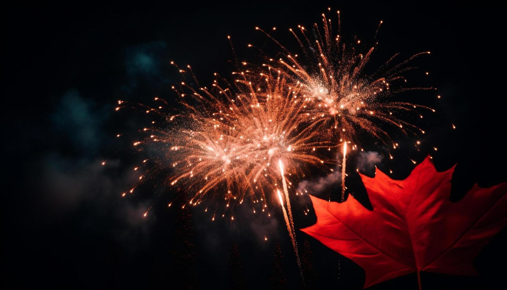 Vibrant colors exploding in traditional festival celebration generated by AI photo