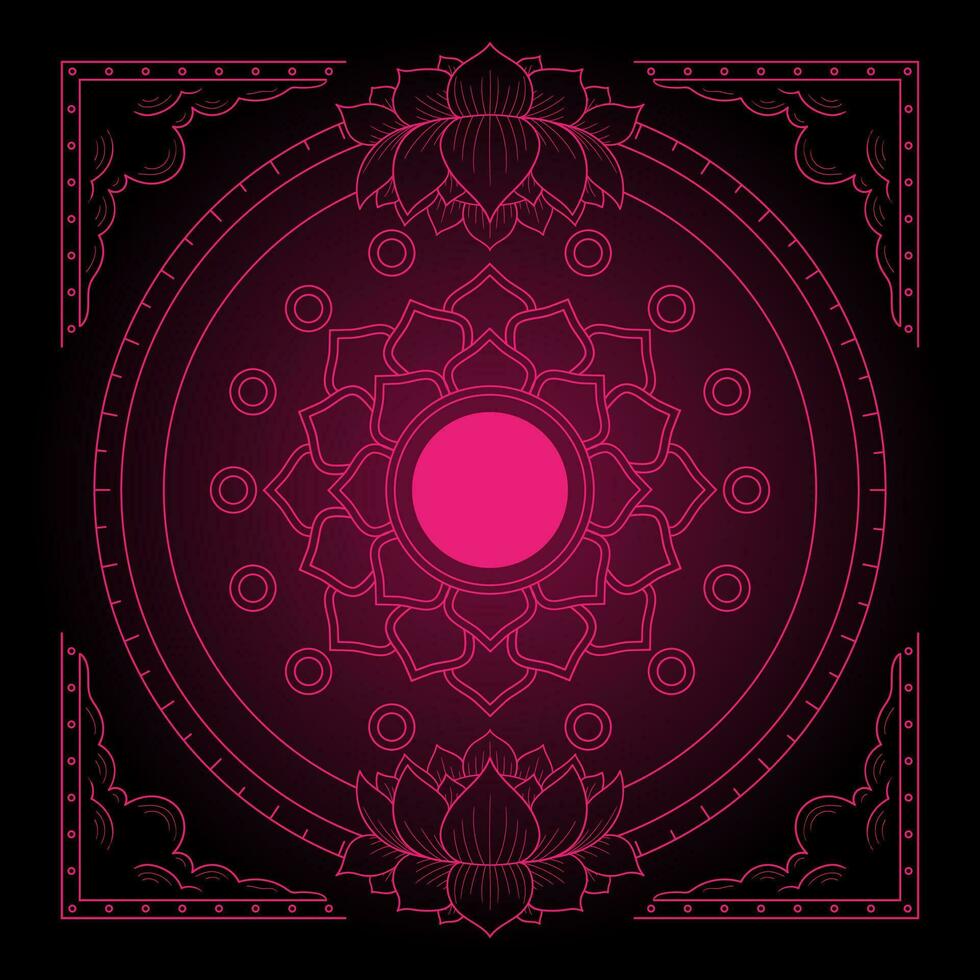 Sahasrara chakra symbol of self-expression and communication yoga meditation vector