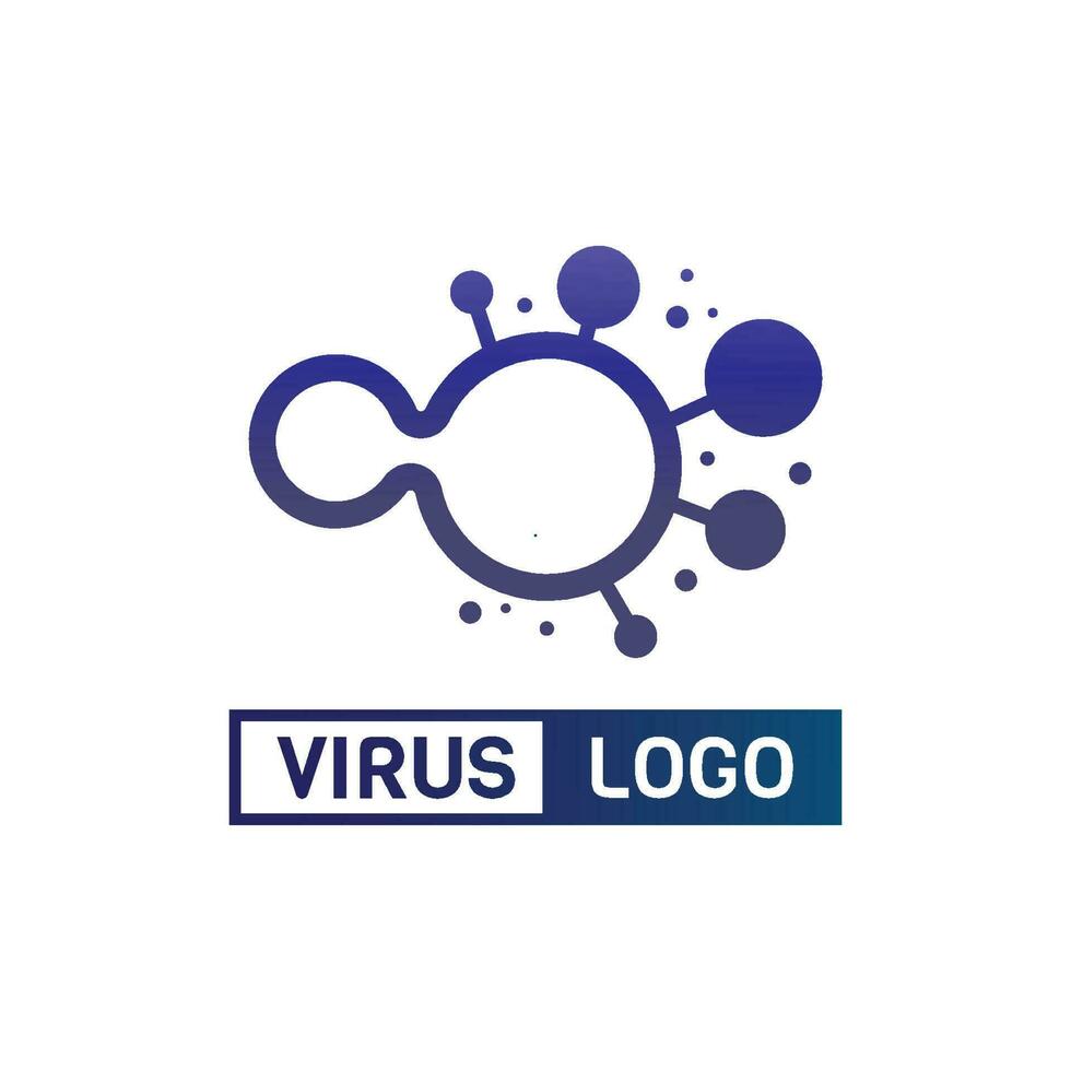 virus corona virus vector and mask design logo viral vector and design icon symbol