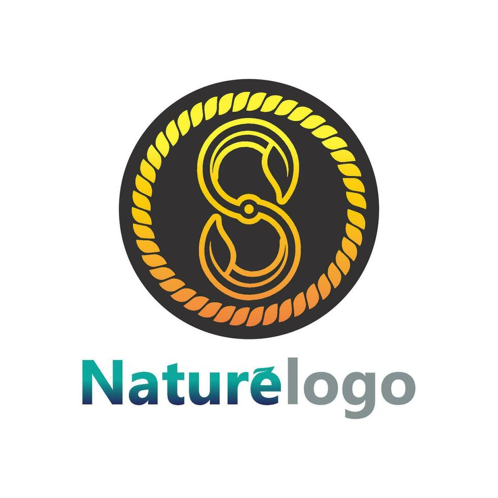 leaf logo design vector for nature symbol template editable,Green leaf logo ecology nature element vector icon.