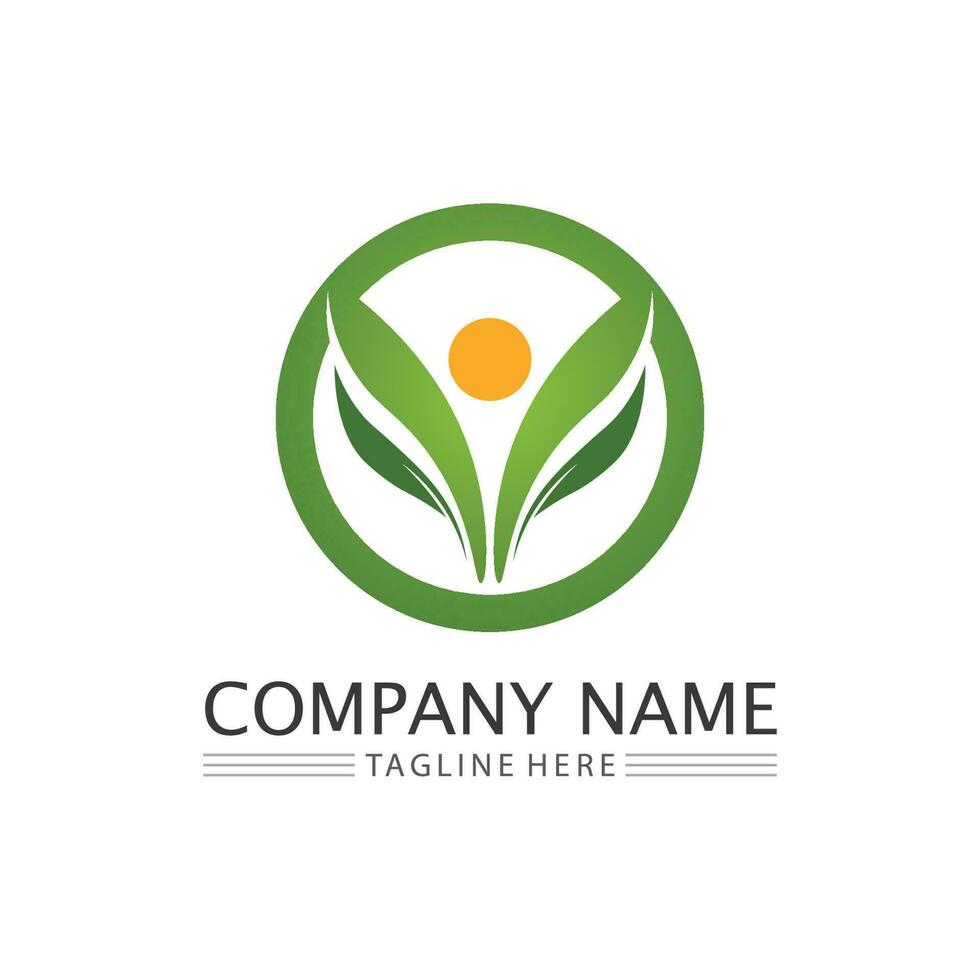 Community logo people work team and business vector logo and design group family