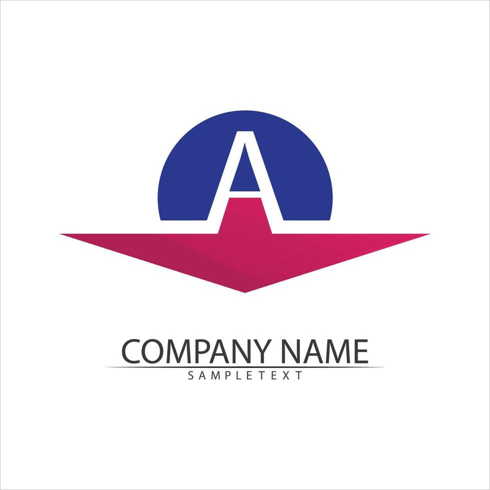 A Letter Logo Template vector