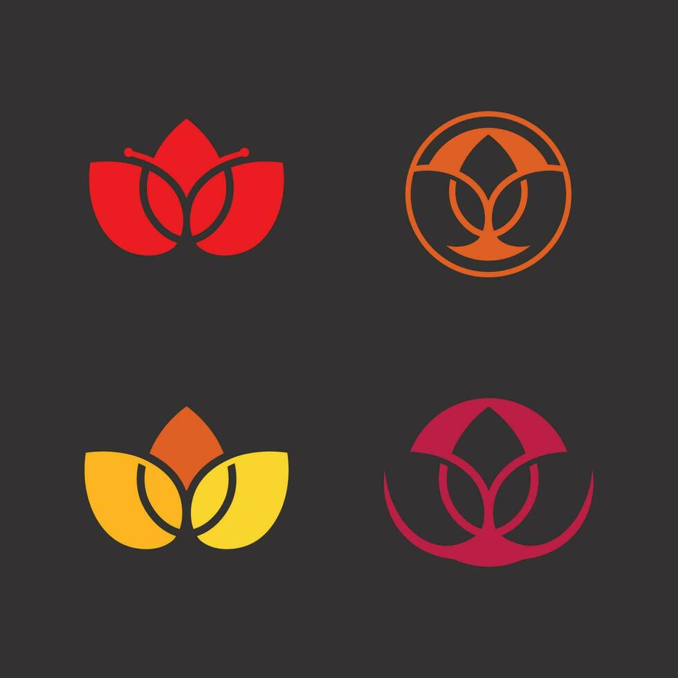 Beauty Vector lotus icon