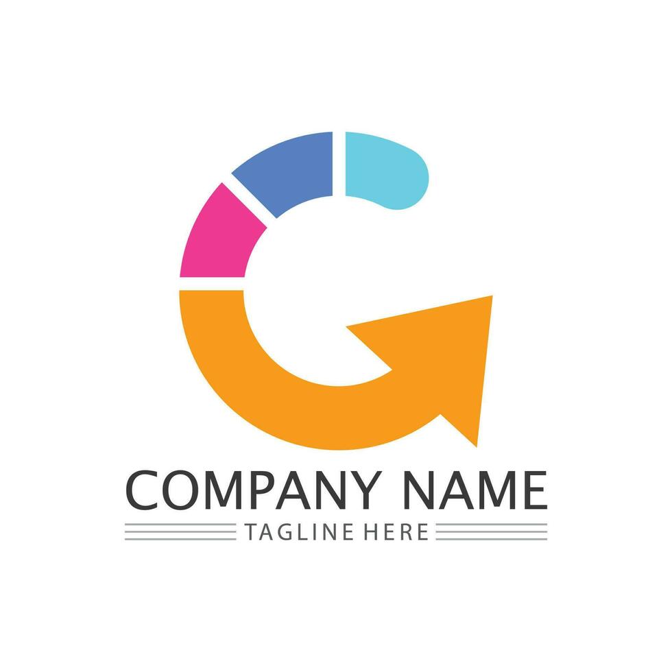 G Letter vector illustration icon