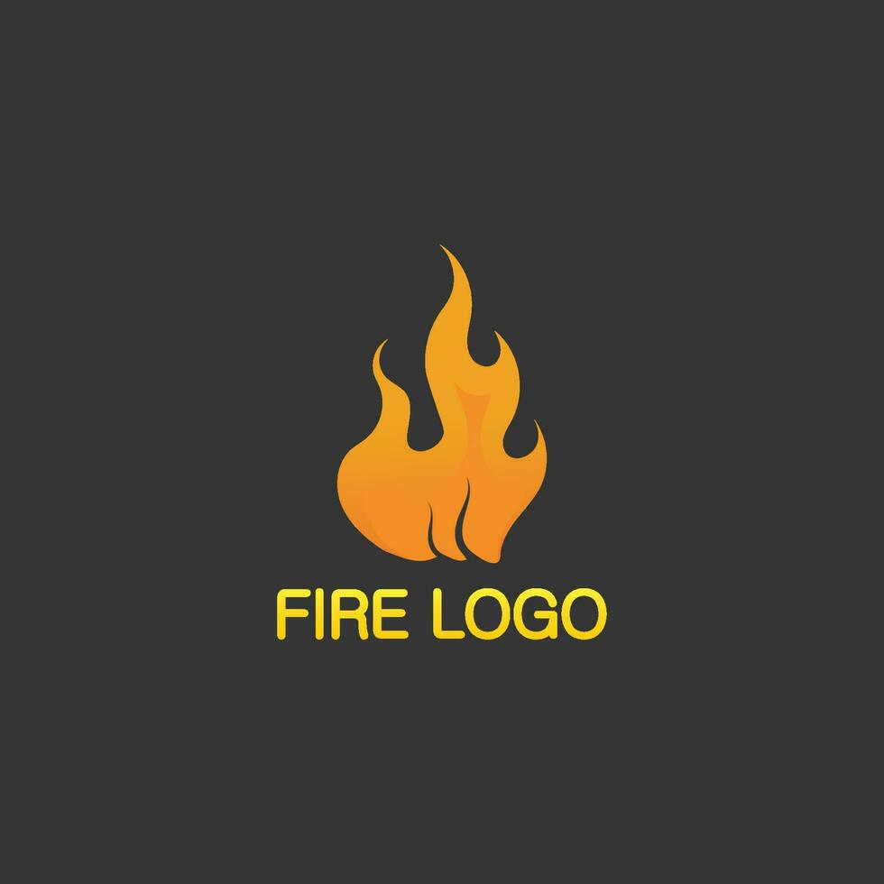 fuego logo e icono, elemento llameante caliente vector llama ilustración diseño energía, cálido, advertencia, signo de cocina, logo, icono, luz, potencia calor