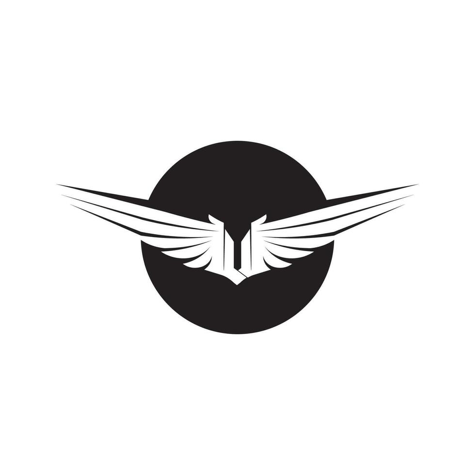 Falcon Wings Logo Template vector icon logo design app