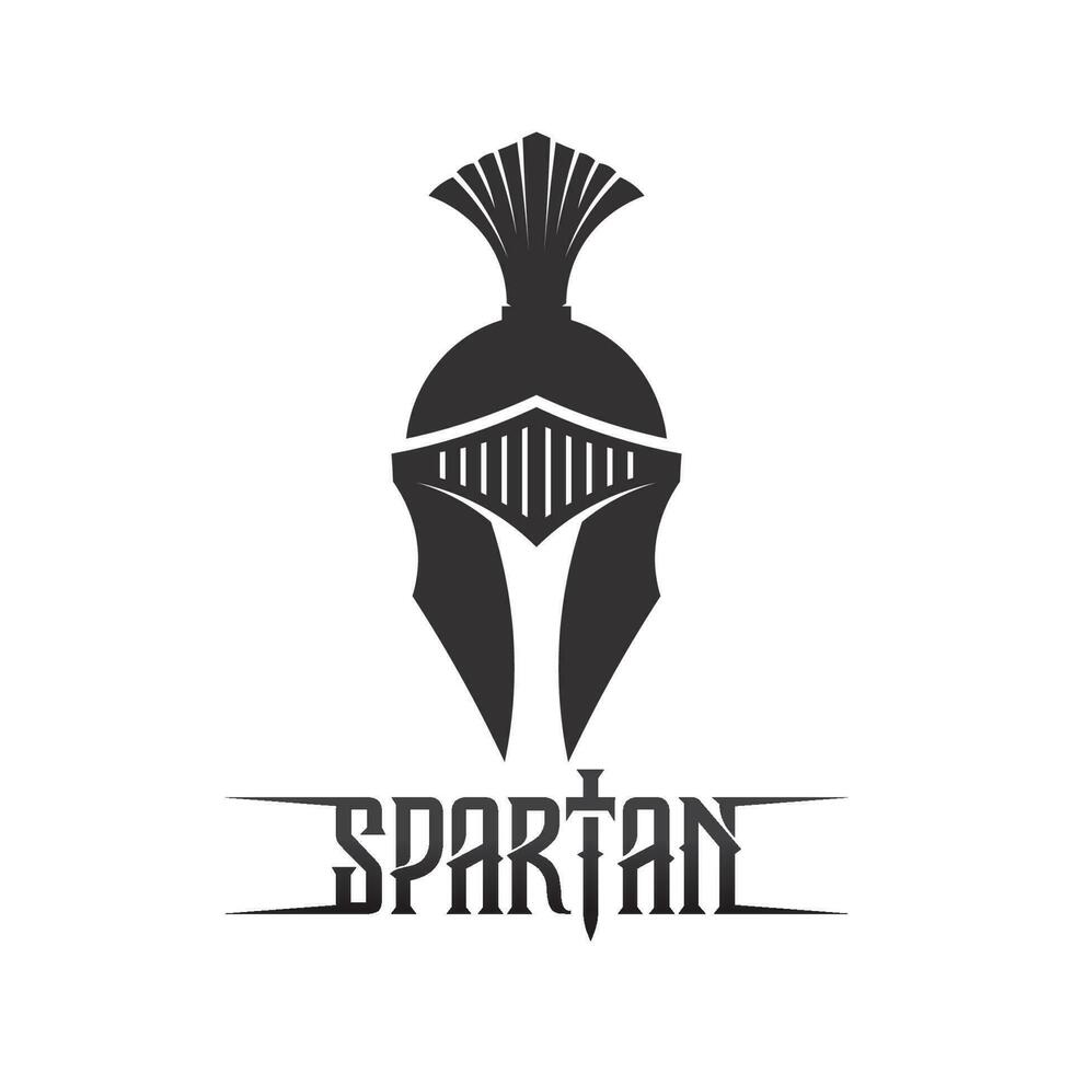 spartan and gladiator helmet logo icon designs vector