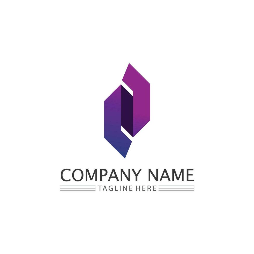 N Letter Logo Template vector