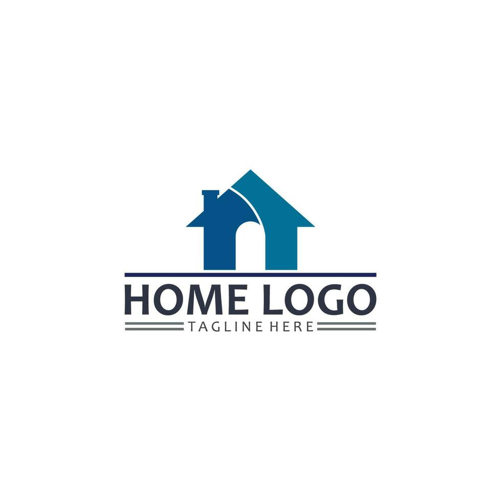 Real estate and home buildings vector logo icons template