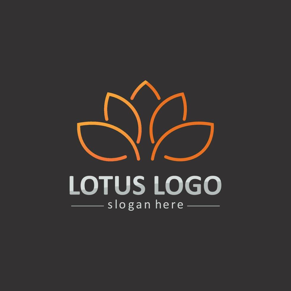 Beauty Vector lotus icon