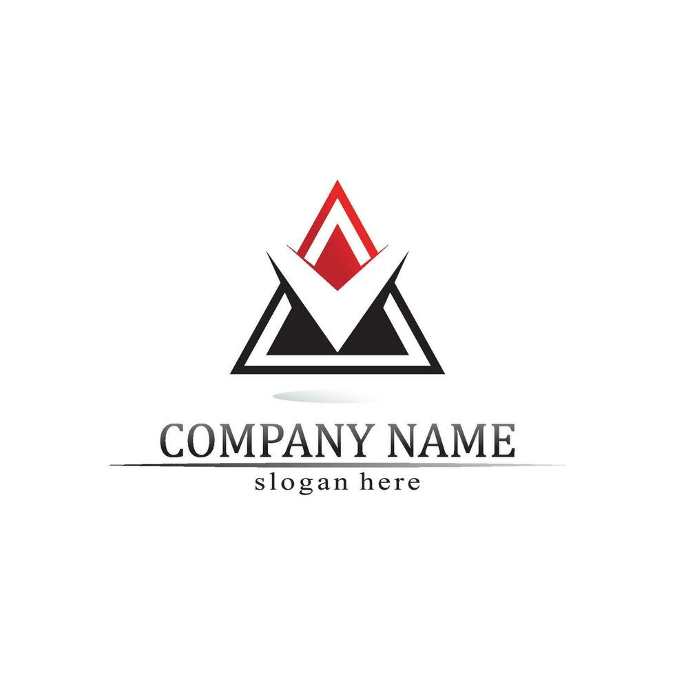 A Letter Logo Template vector