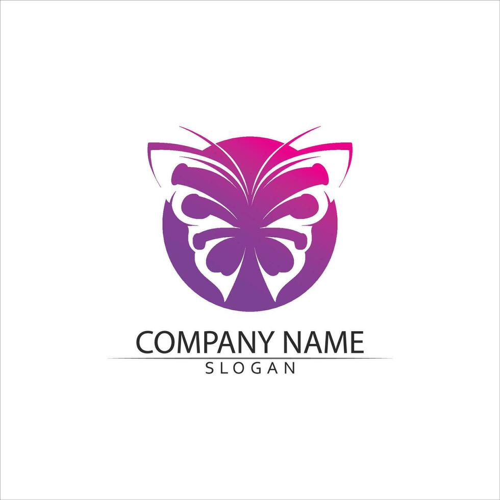 Beauty Butterfly icon design vector