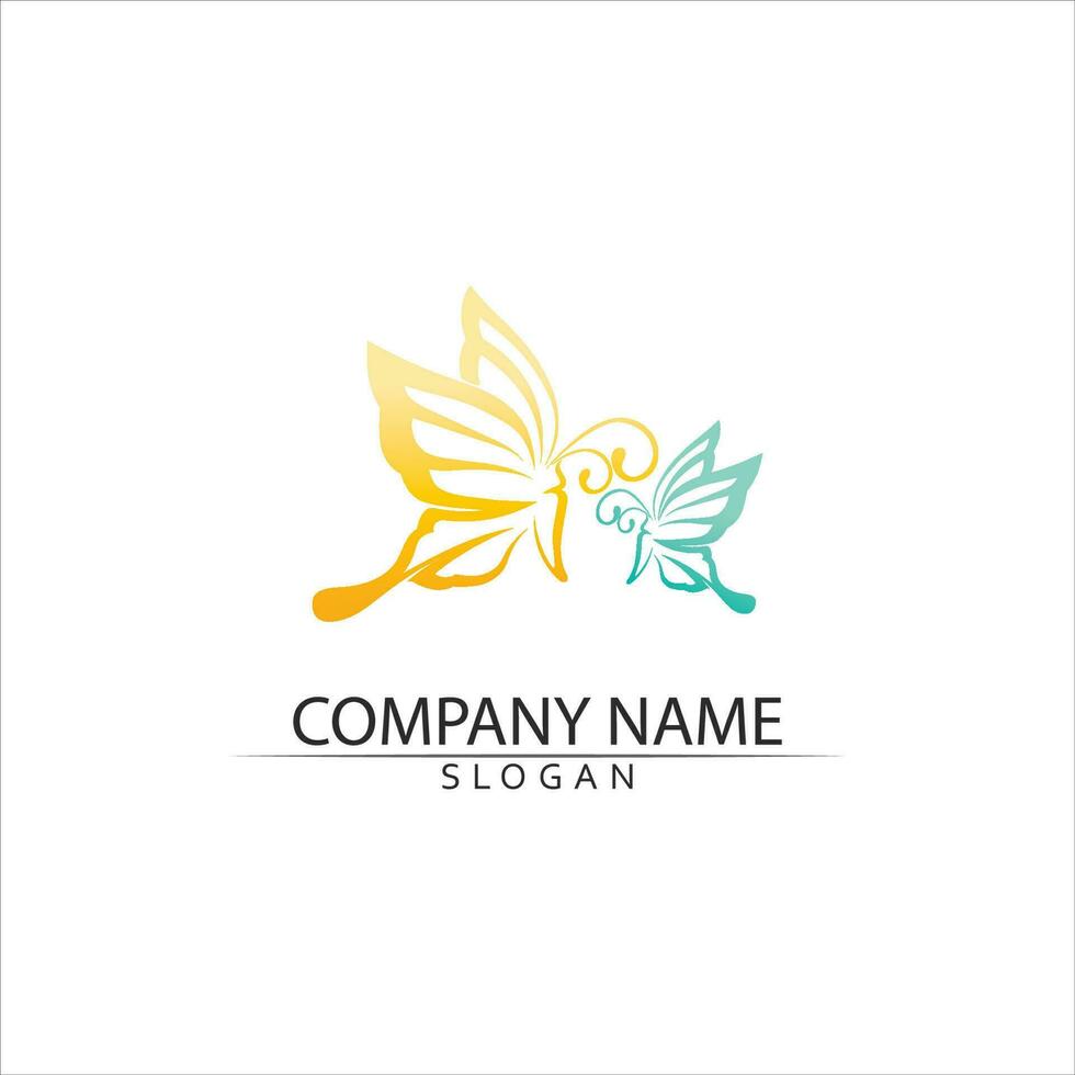 Beauty Butterfly icon design vector