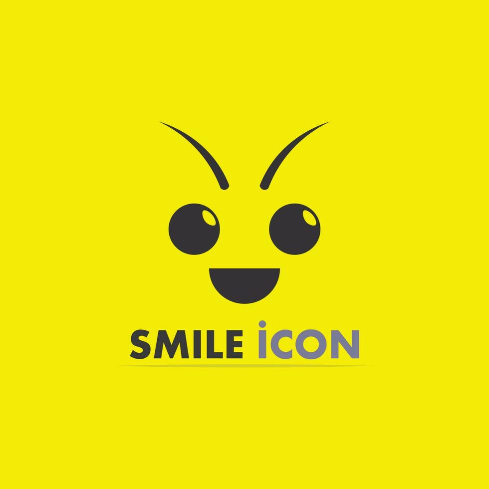 smile icon, smile, logo vector design happy emoticon Business, funny design and vector emoji happiness