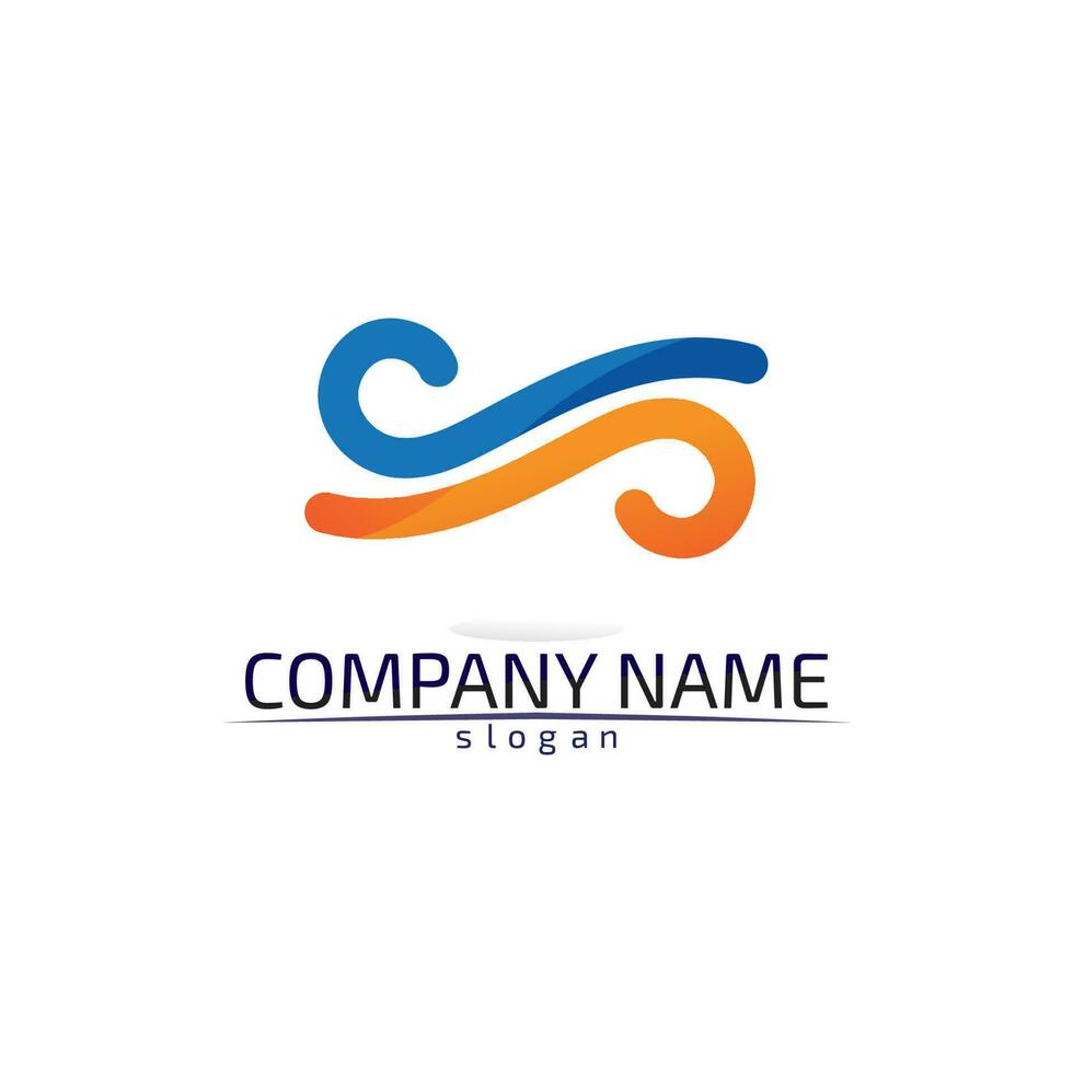 infinity logo and symbol template icons app vector